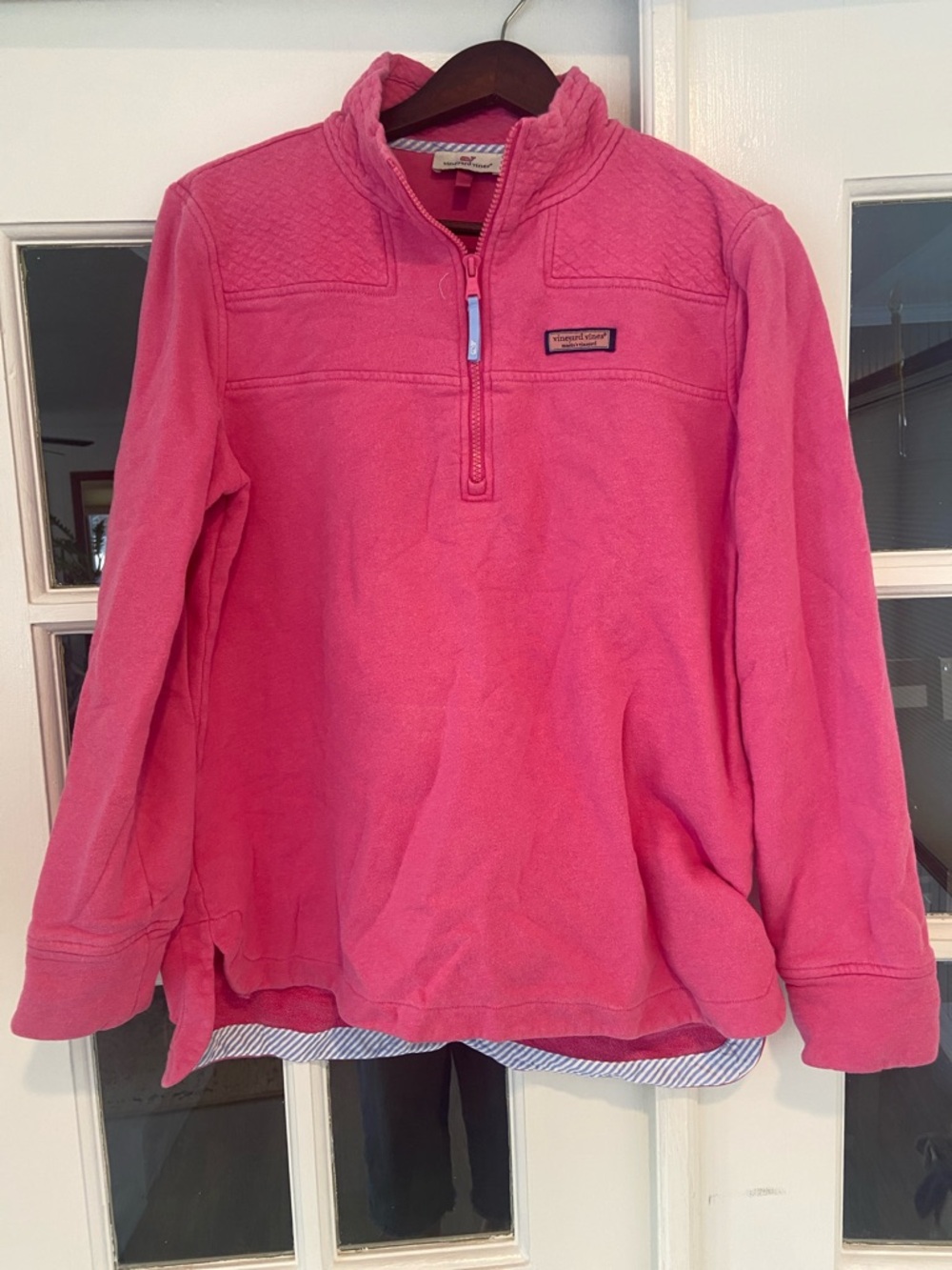 Vineyard Vines Women's Pink Dreamcloth Relaxed Shep Shirt